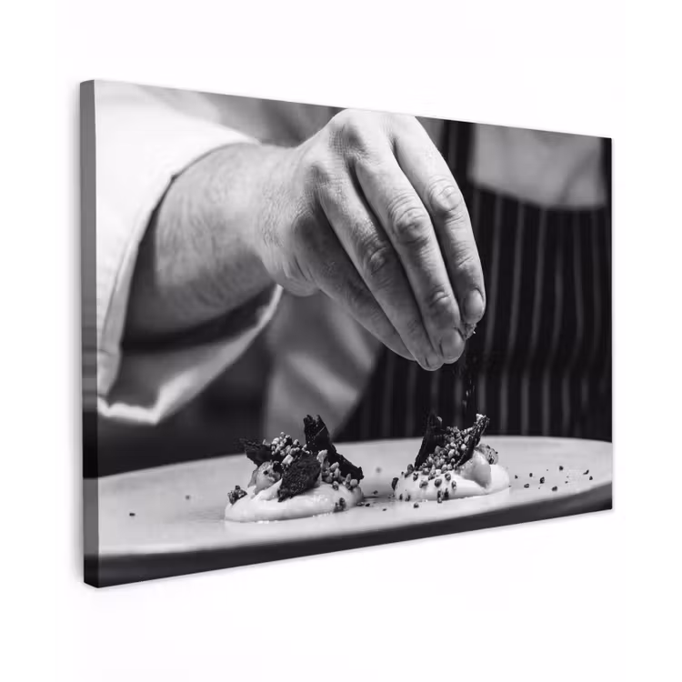 Chef - Garnering - Gerecht canvas 2cm klein -z3d