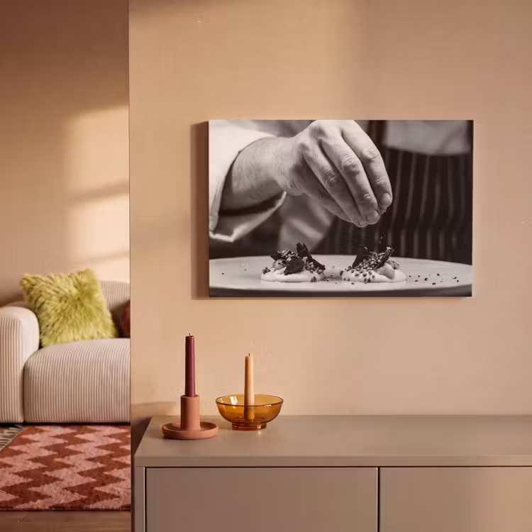 Chef - Garnering - Gerecht canvas 2cm klein -sfeer1