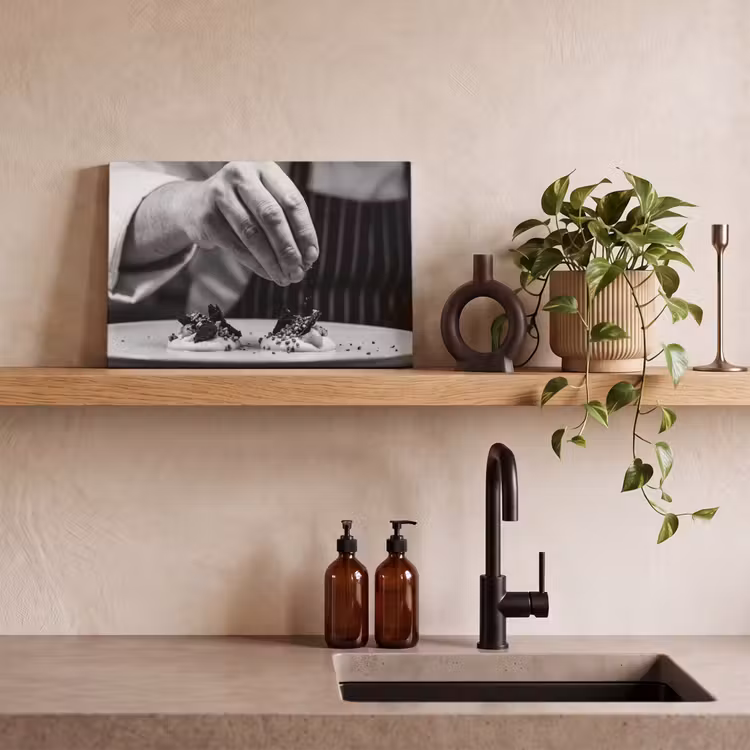 Chef - Garnering - Gerecht canvas 2cm klein -sfeer3
