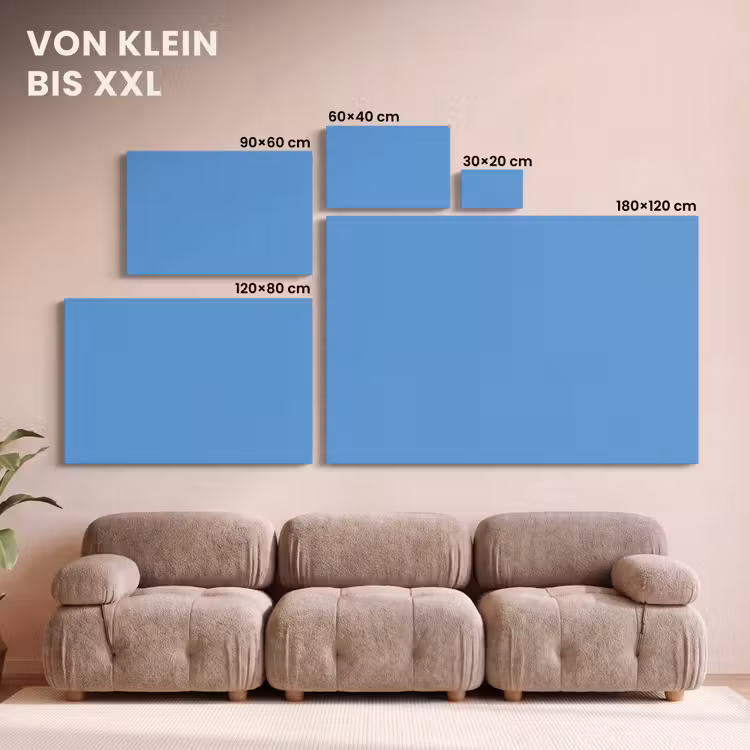 Cornflower - Blue - Blauw canvas 2cm klein 34 -Xsfeer8_DE