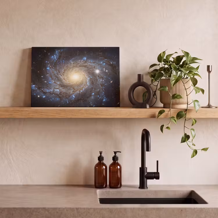 Kosmos - Sterrenstelsel - Donker canvas 2cm klein -sfeer6