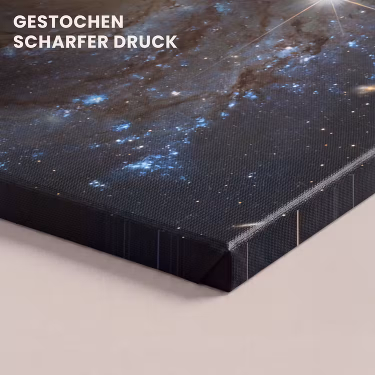 Kosmos - Sterrenstelsel - Donker canvas 2cm klein -uniquesellingpoint_afwerking-onlywow_DE