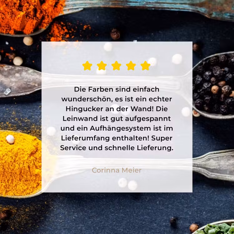 Kruiden - Lepels - Keuken - Specerijen canvas 2cm klein -sfeer3
