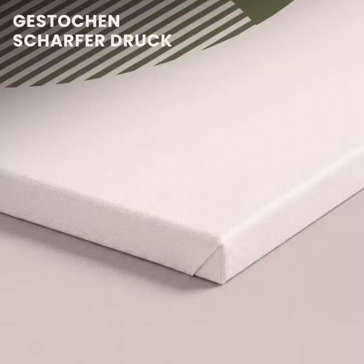 Cirkel - Strepen - Geometrisch - Abstract - Groen canvas 2cm klein -closeup_print_DE