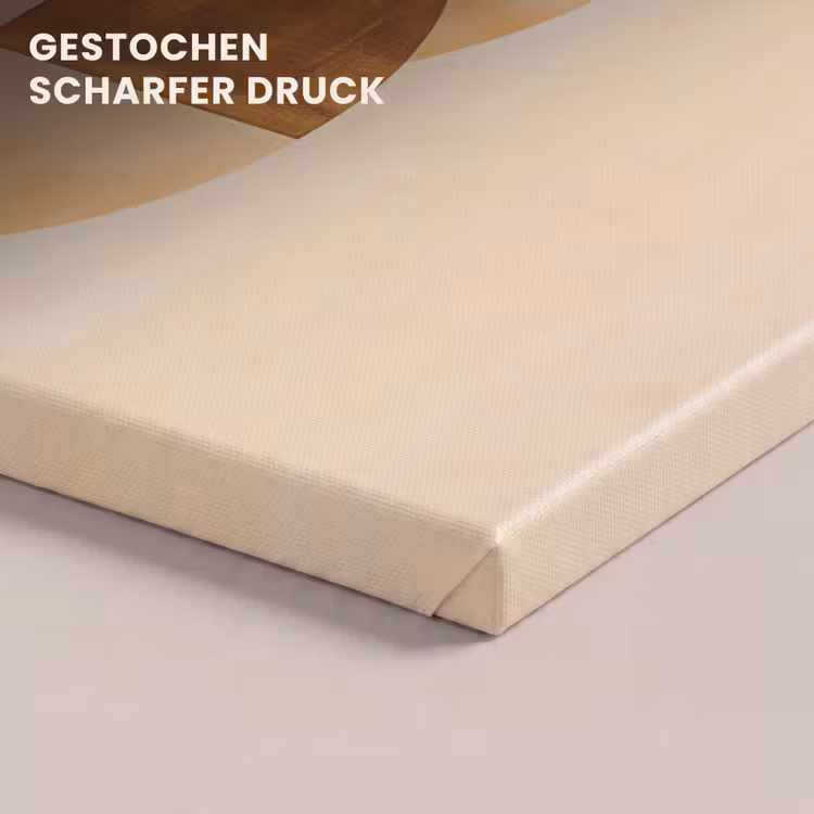 Cirkels - Geel - Minimalistisch canvas 2cm klein -uniquesellingpoint_afwerking-onlywow_DE