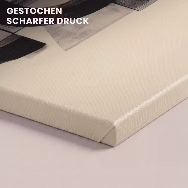 Cirkels - Lijnen - Vormen - Zwart canvas 2cm klein -uniquesellingpoint_afwerking-onlywow_DE