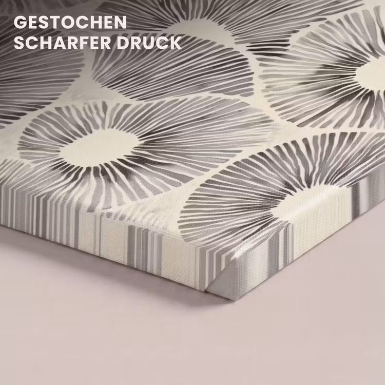 Cirkels - Patroon - Zwart canvas 2cm klein 34 -closeup_print_DE