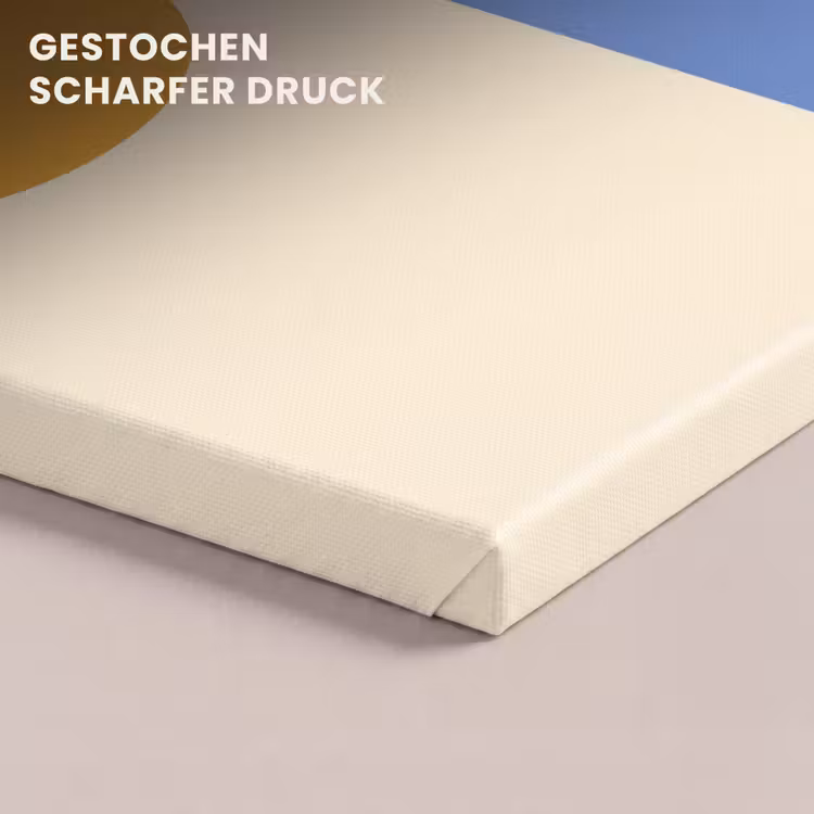 Cirkels - Symmetrisch - Wit - Blauw- Geel canvas 2cm klein -closeup_print_DE