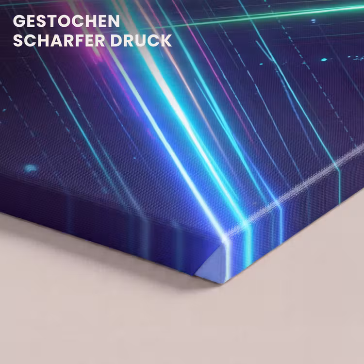 Kruisen - Lasterstralen - Neon canvas 2cm klein -uniquesellingpoint_afwerking-onlywow_DE