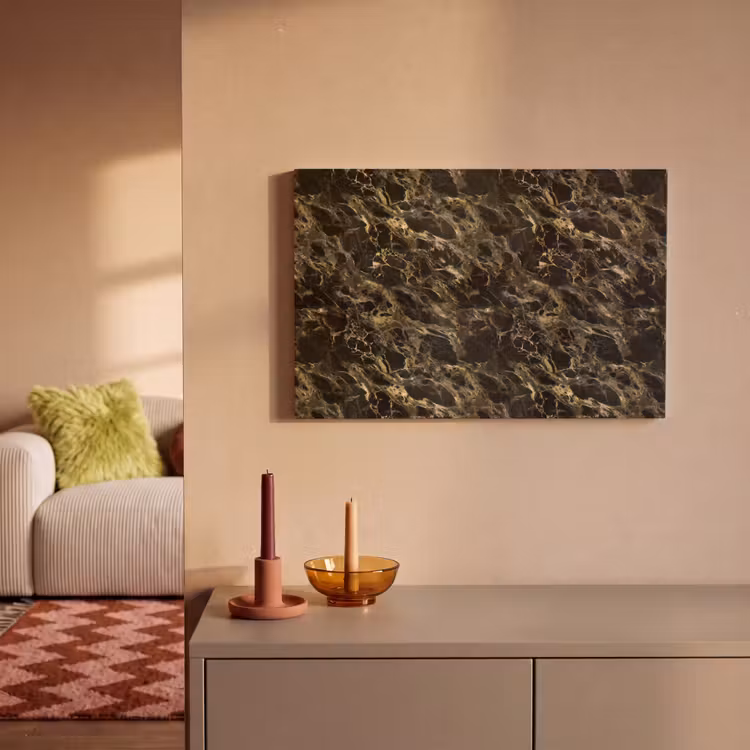 Kristal - Goud - Zwart - Marmer canvas 2cm klein 34 -sfeer1