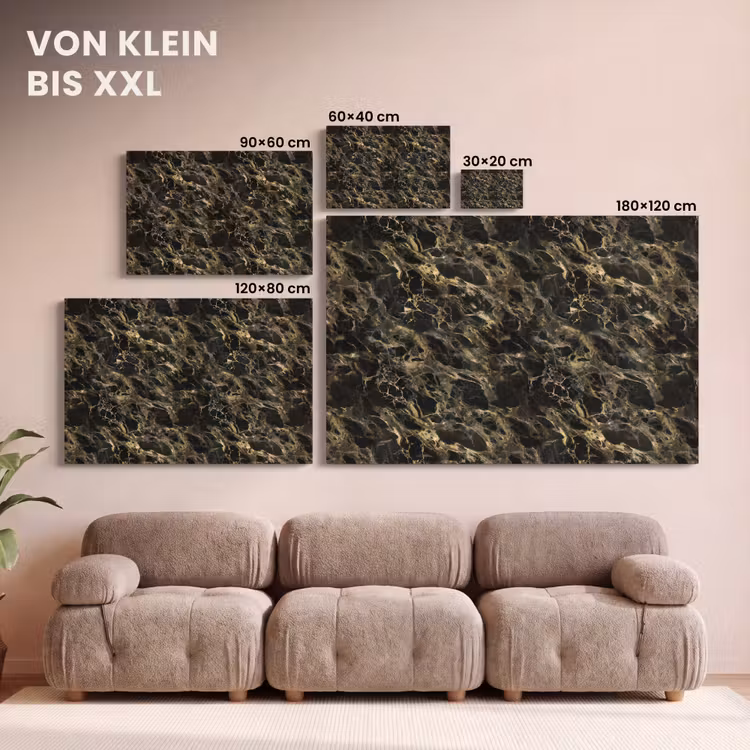 Kristal - Goud - Zwart - Marmer canvas 2cm klein 34 -Xsfeer8_DE