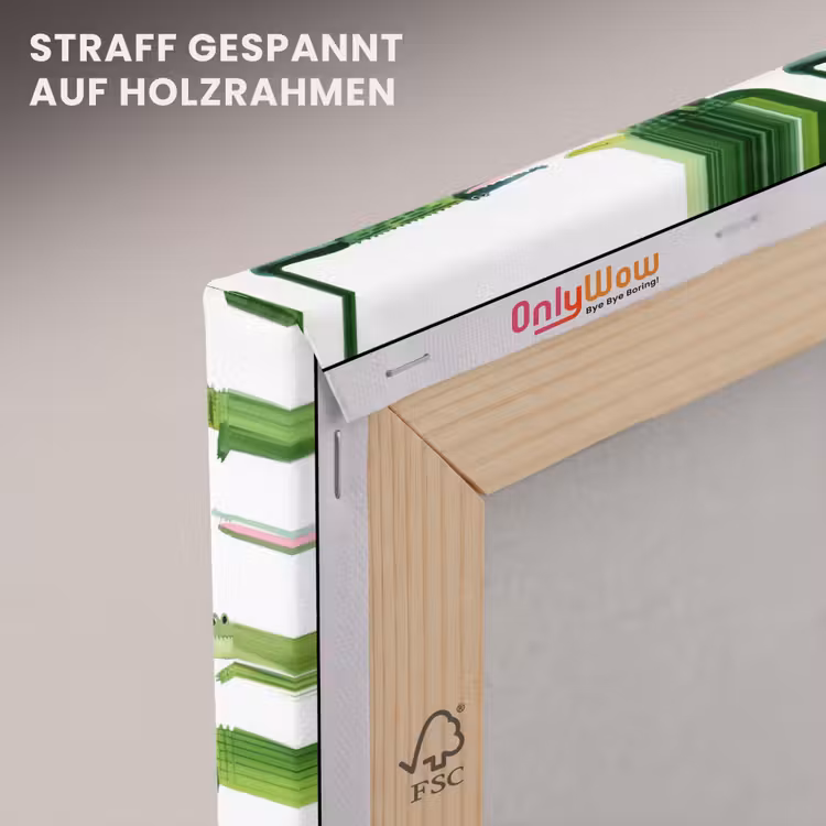 krokodillen - Speels - Groen canvas 2cm klein 34 -uniquesellingpoint_afwerking-onlywow_DE