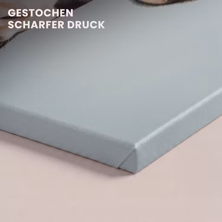 Koe - Zwart - Wit - Kok canvas 2cm klein -uniquesellingpoint_afwerking-onlywow_DE