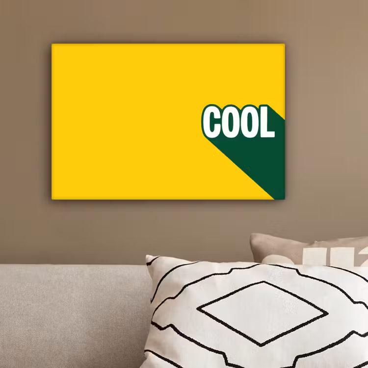 Cool - Geel - Groen canvas 2cm klein -closeup_print_DE
