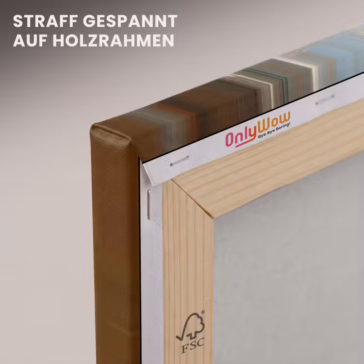 Kuiken - Raam - Paaseieren canvas 2cm klein -uniquesellingpoint_afwerking-onlywow_DE