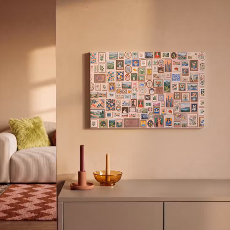 Kunst - Collectie - Decoratie - Modern - Kleurrijk canvas 2cm klein -sfeer1