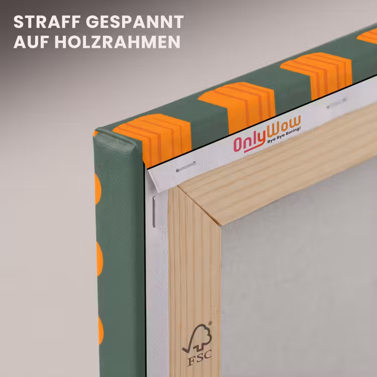 Pompoen - Patroon - Oranje canvas 2cm klein 34 -uniquesellingpoint_afwerking-onlywow_DE
