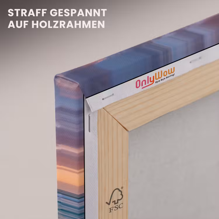 Kust - Rots - Zonsondergang - Zee - Natuur canvas 2cm klein -uniquesellingpoint_afwerking-onlywow_DE