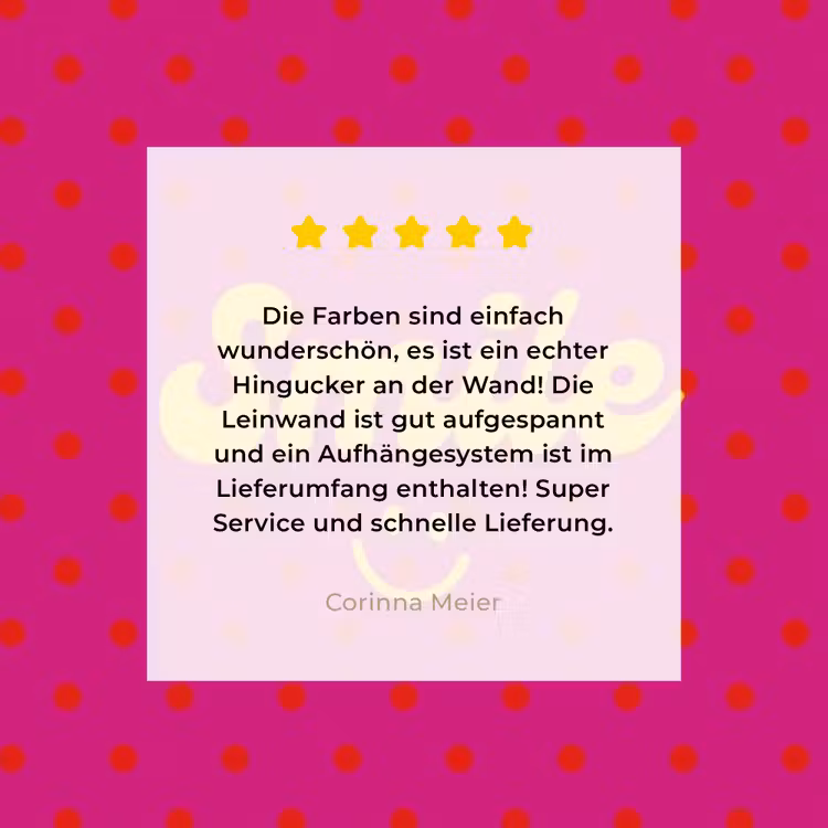 Smile - Stippen - Roze canvas 2cm klein -sfeer3