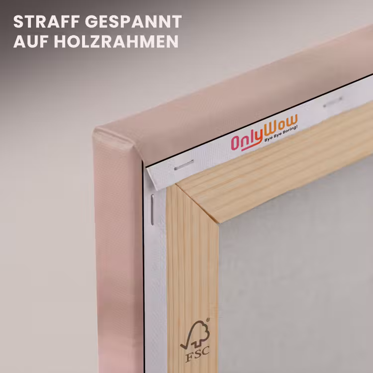 Lavendel - Vlinder - Paars canvas 2cm klein -uniquesellingpoint_afwerking-onlywow_DE