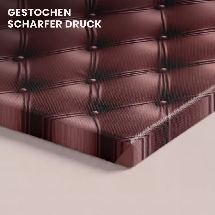 Leer - Patroon - Bordeaux canvas 2cm klein 34 -closeup_print_DE