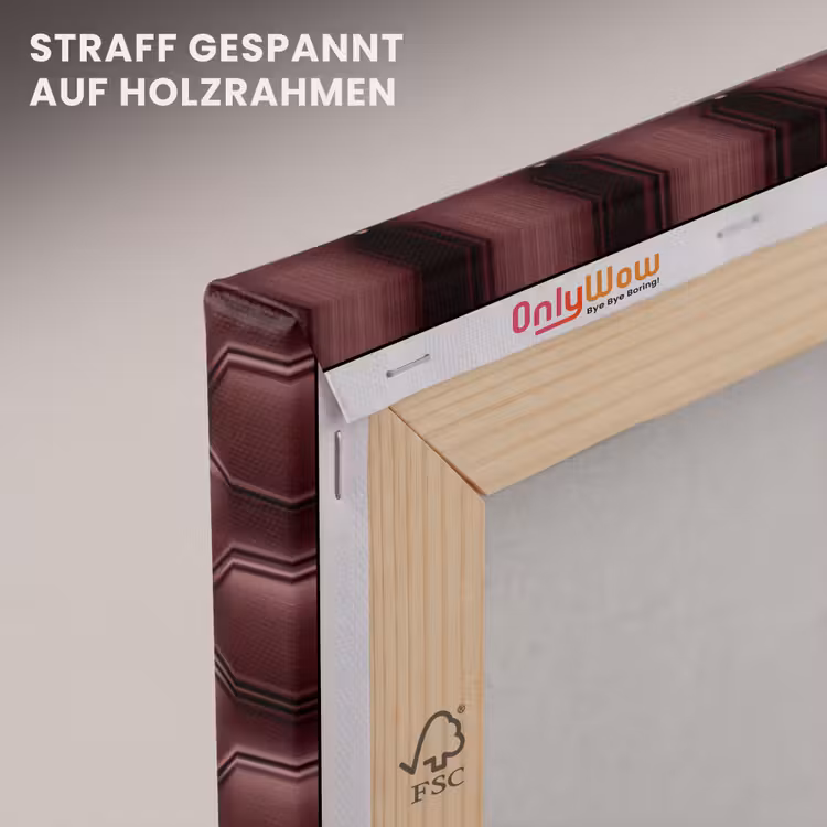 Leer - Patroon - Bordeaux canvas 2cm klein 34 -uniquesellingpoint_afwerking-onlywow_DE