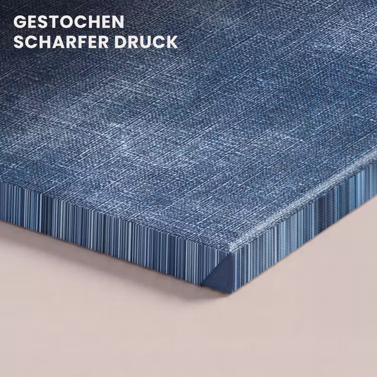 Linnen - Textuur - Patroon - Denim - Rustiek canvas 2cm klein 34 -closeup_print_DE