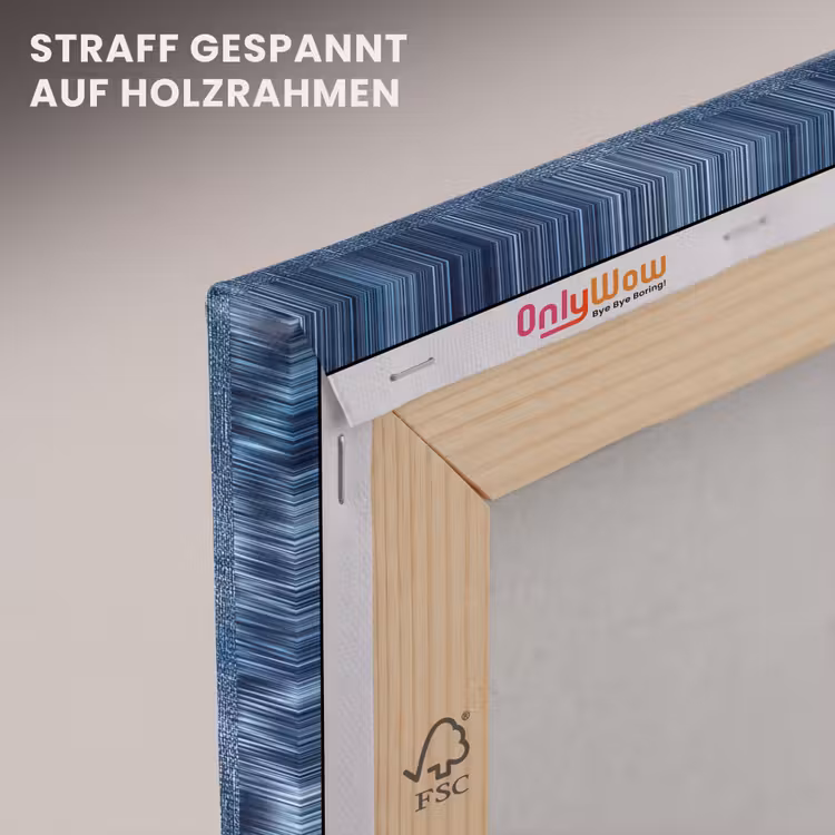 Linnen - Textuur - Patroon - Denim - Rustiek canvas 2cm klein 34 -uniquesellingpoint_afwerking-onlywow_DE