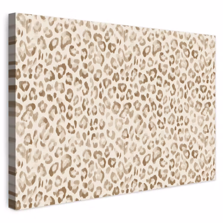 Luipaard - Klassiek - Beige canvas 2cm klein 34 -3d