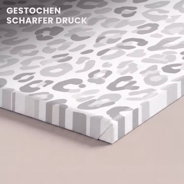 Luipaard - Motief - Grijs canvas 2cm klein 34 -closeup_print_DE