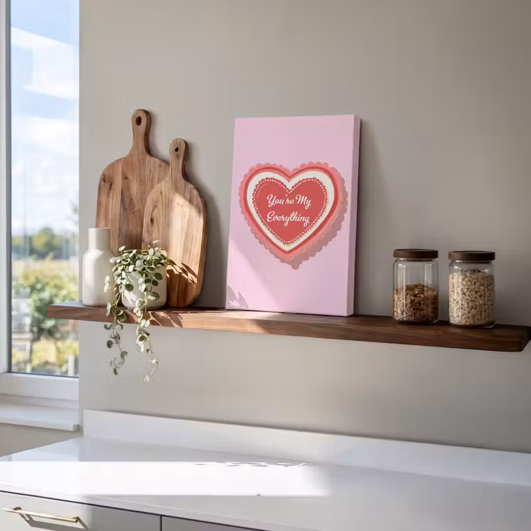 Liefde - Hart - Valentijn canvas 2cm klein -atmosphere_sfeer3_global