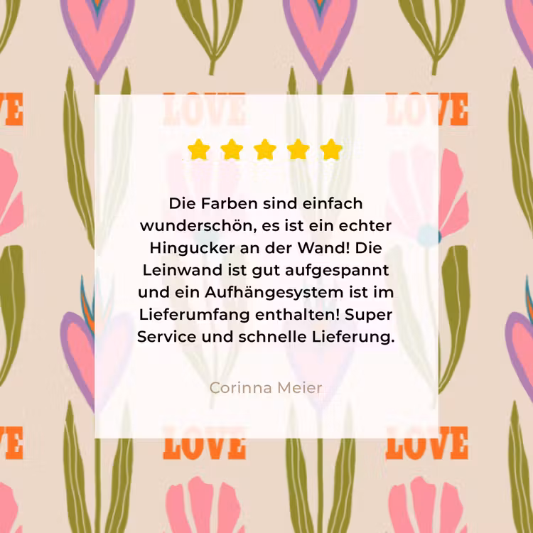Love - Patroon - Bloemen - Hartjes canvas 2cm klein 828 -sfeer3