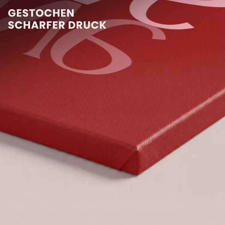 Love - Spiegeling - Rood canvas 2cm klein -closeup_print_DE