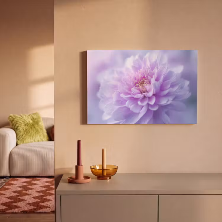 Paars - Dahlia - Dromerig canvas 2cm klein -sfeer1