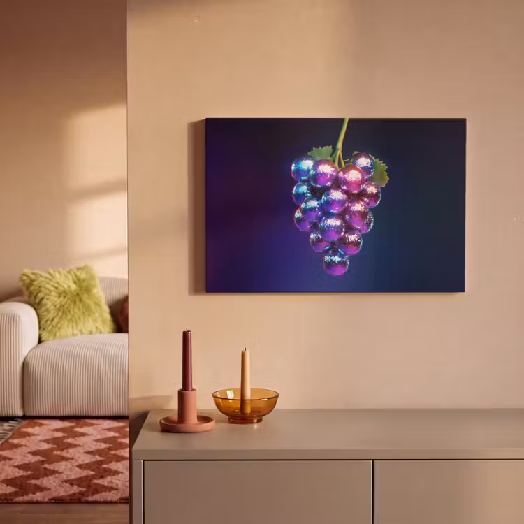 Paars - Disco - Feest - Druif canvas 2cm klein -sfeer1