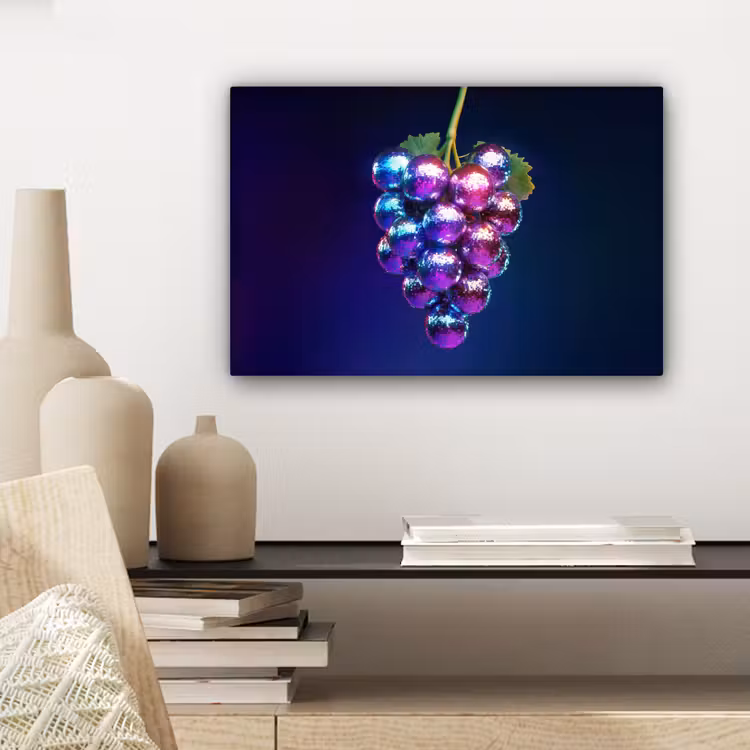 Paars - Disco - Feest - Druif canvas 2cm klein -closeup_print_DE