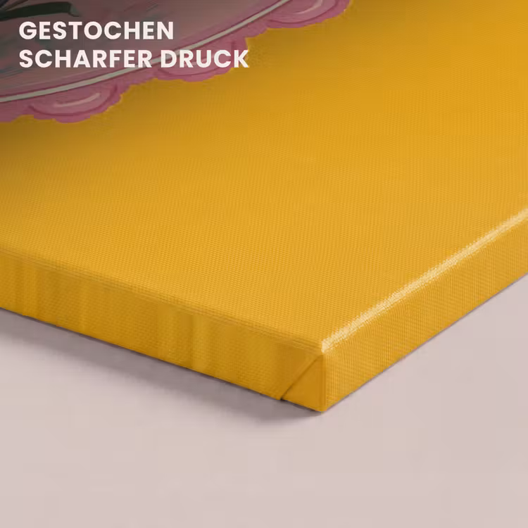 Lelie - Oranje - Lijst - Ovaal canvas 2cm klein -uniquesellingpoint_afwerking-onlywow_DE
