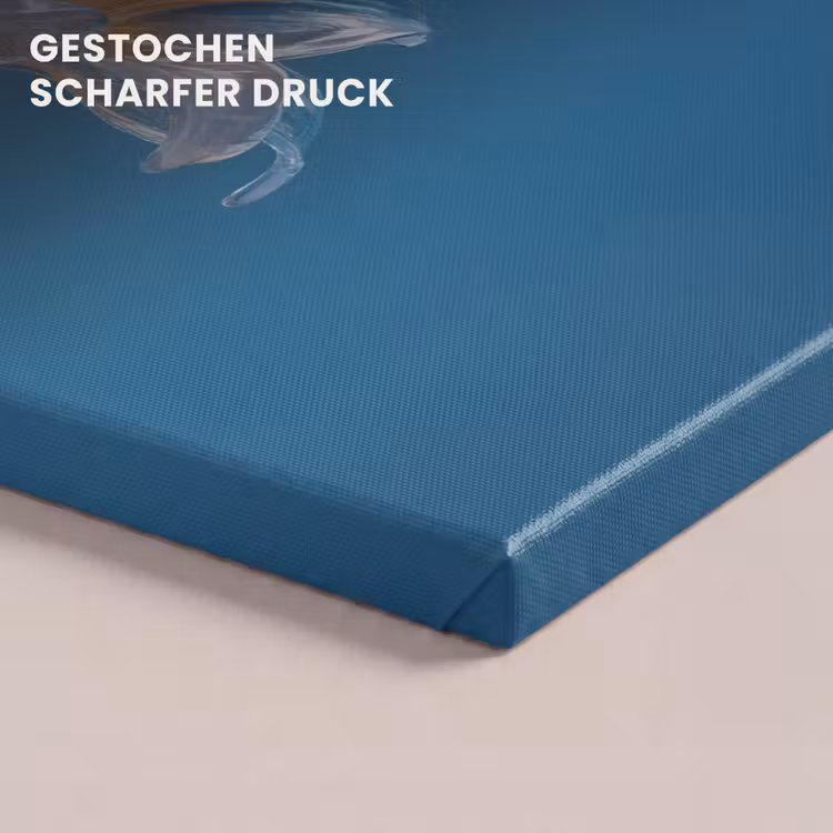 Lelies - Blauw - Glazen canvas 2cm klein -closeup_print_DE