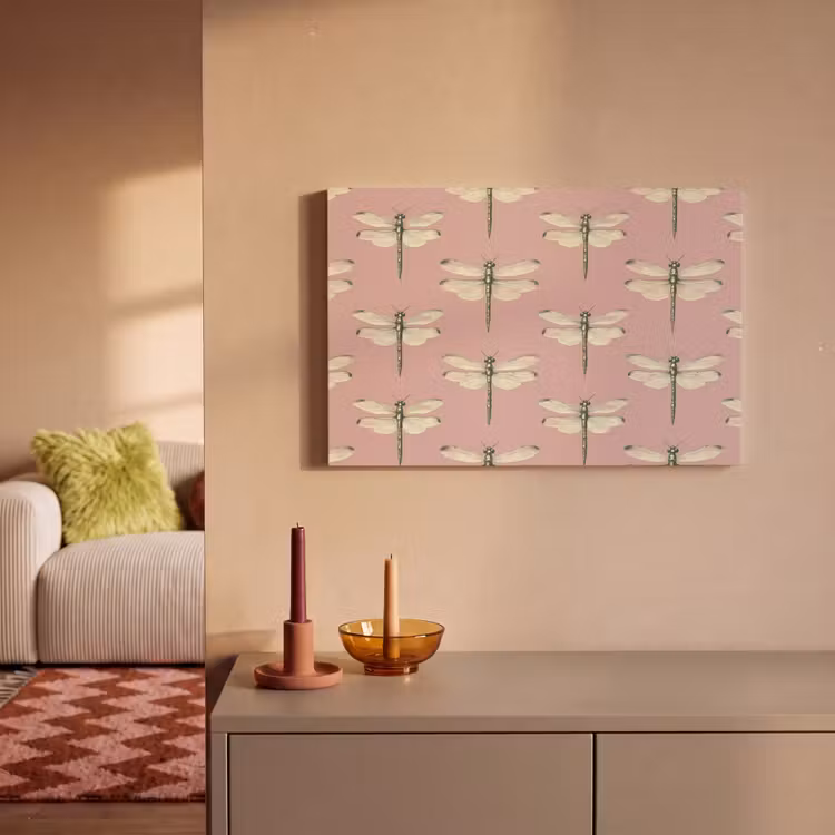 Lillibellen - Patroon - Roze canvas 2cm klein 34 -sfeer1