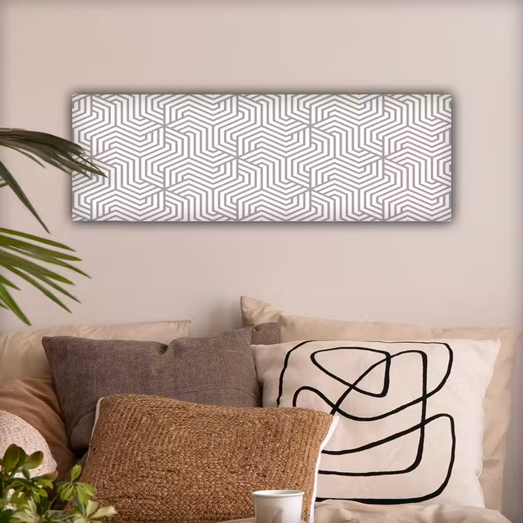 Lijn - Design - Geometrie - Patroon canvas 2cm klein 828 -sfeer1