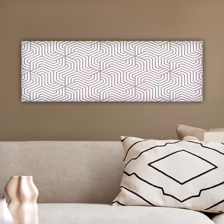 Lijn - Design - Geometrie - Patroon canvas 2cm klein 828 -sfeer6