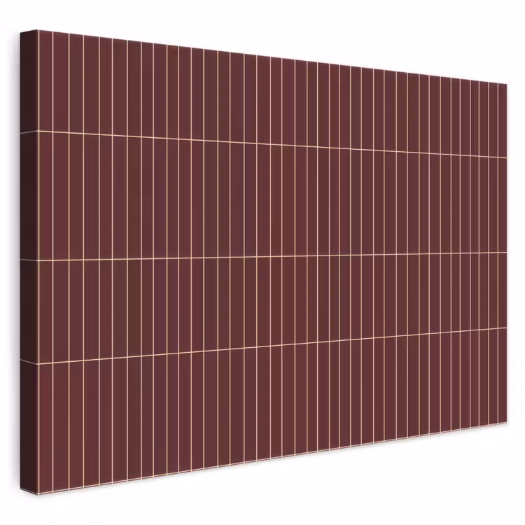 Lijnen - Patroon - Bordeaux canvas 2cm klein 34 -3d