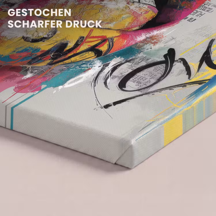 Lippen - Graffiti - Expressief canvas 2cm klein -closeup_print_DE