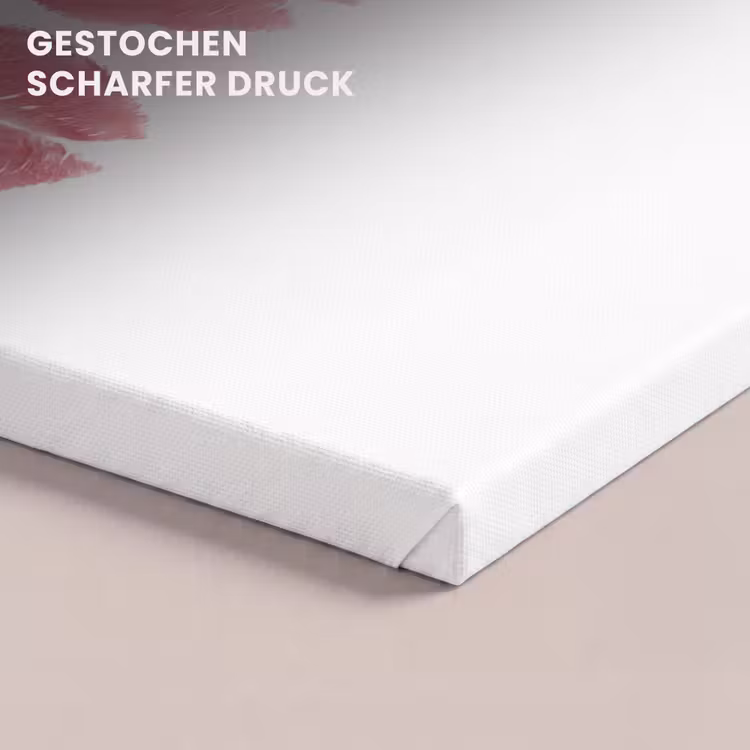 Lippen - Kusafdruk - Roze - Modern - Abstract canvas 2cm klein -closeup_print_DE