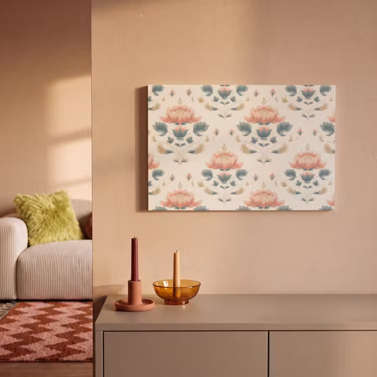 Lotus - Bloemen - Roze canvas 2cm klein 34 -sfeer1