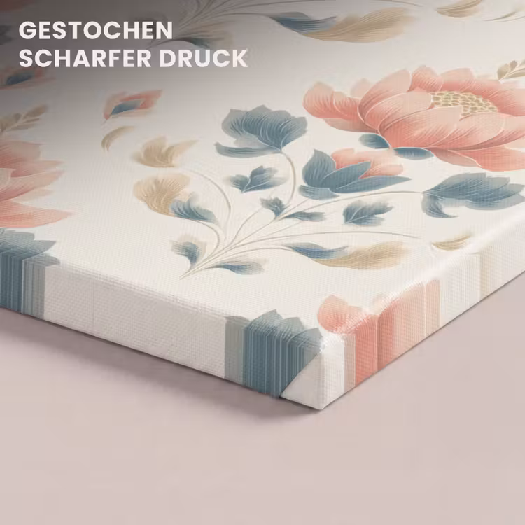 Lotus - Bloemen - Roze canvas 2cm klein 34 -uniquesellingpoint_afwerking-onlywow_DE