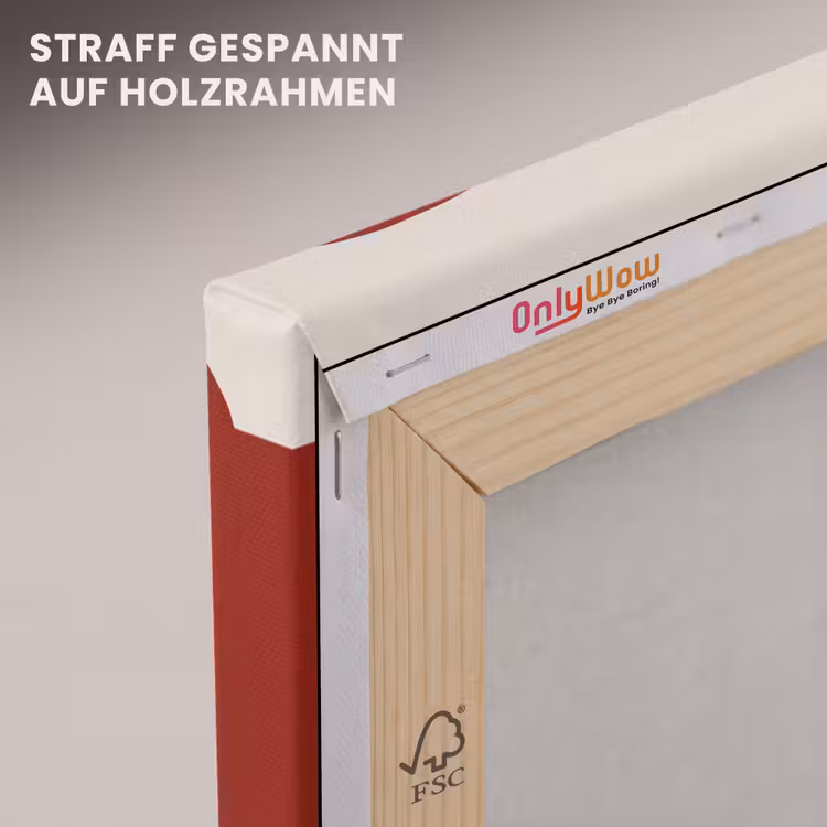 Loveyou - Hart - Rood canvas 2cm klein -uniquesellingpoint_afwerking-onlywow_DE