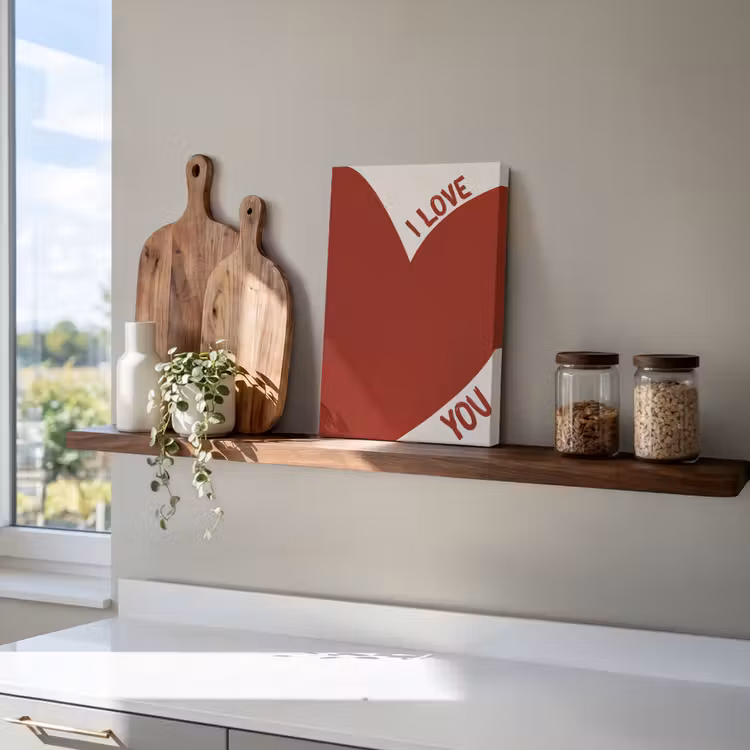 Loveyou - Rood - Hart canvas 2cm klein -closeup_print_DE