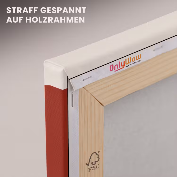 Loveyou - Rood - Hart canvas 2cm klein -uniquesellingpoint_afwerking-onlywow_DE