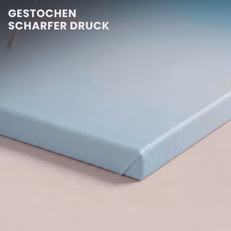 Paardenbloempluisje - Blauw - Lucht canvas 2cm klein -uniquesellingpoint_afwerking-onlywow_DE
